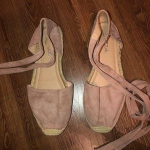 *Tie-Up Espadrille Sandals